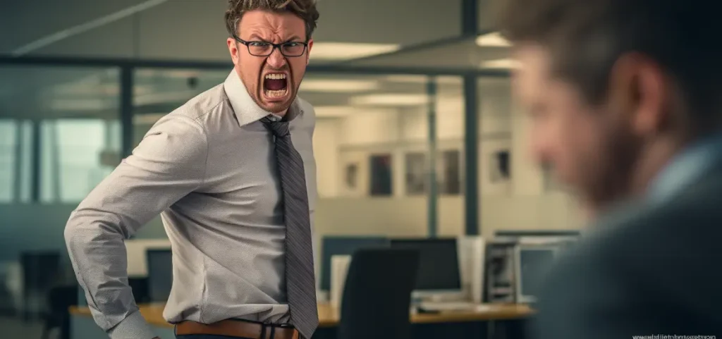 aggressive body language in the workplace